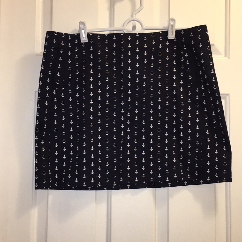 NWT J.crew Navy Skirt